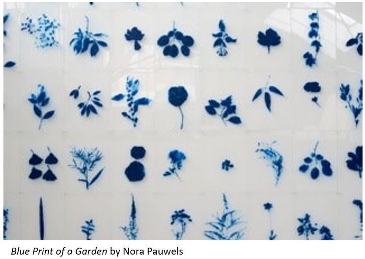 Blue Print of a Garden by Nora Pauwels